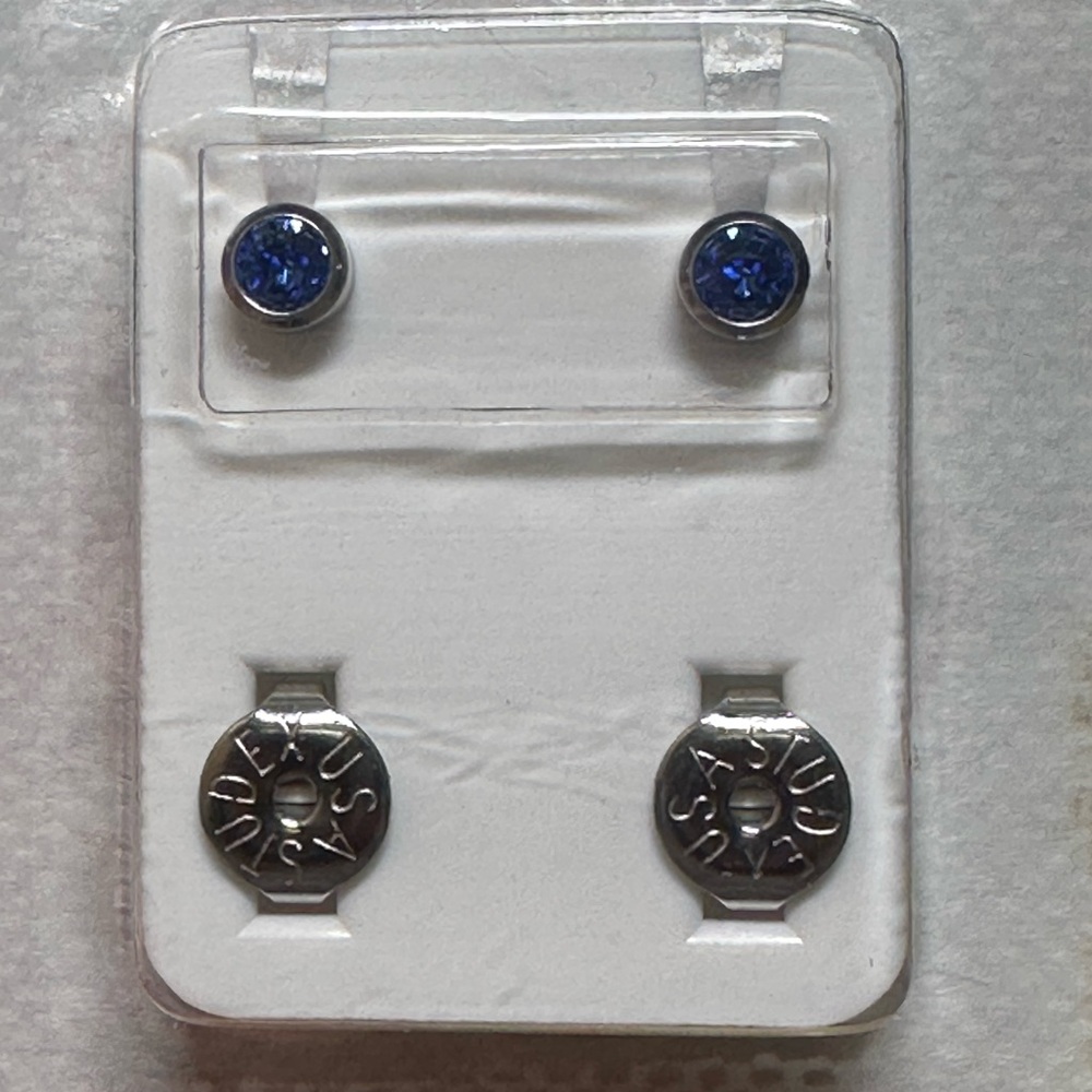 Blue Stud Earrings